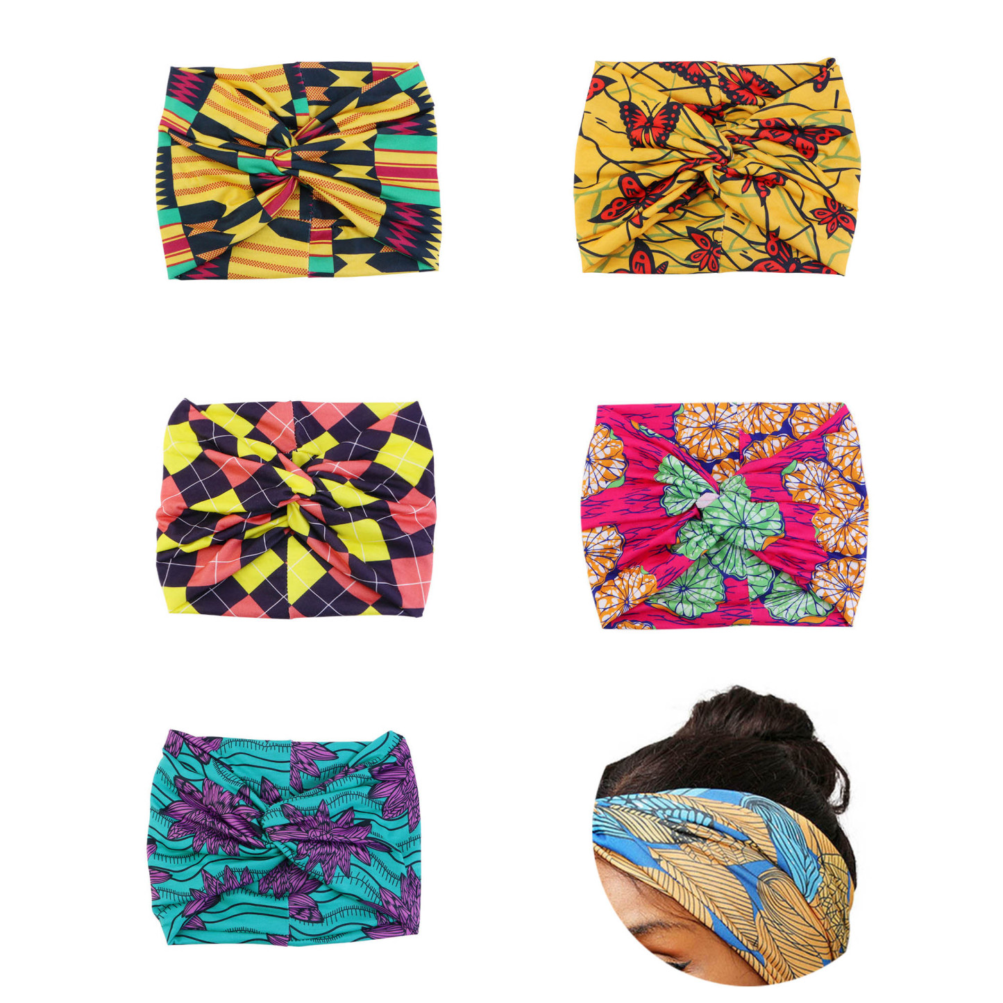 Wide Headband Large Hairband Twisted Hair Accessories