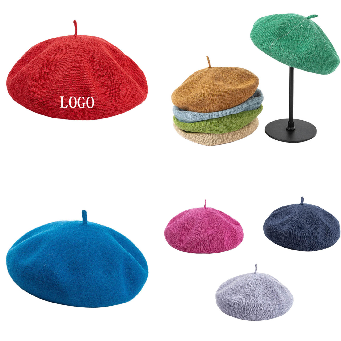 Wool Berets Classic French Beret Hats