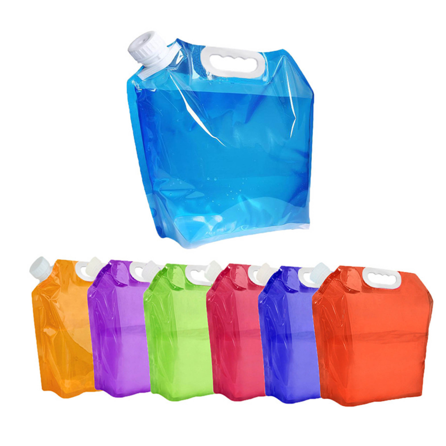 No-Leak Foldable Plastic Water Container Bag