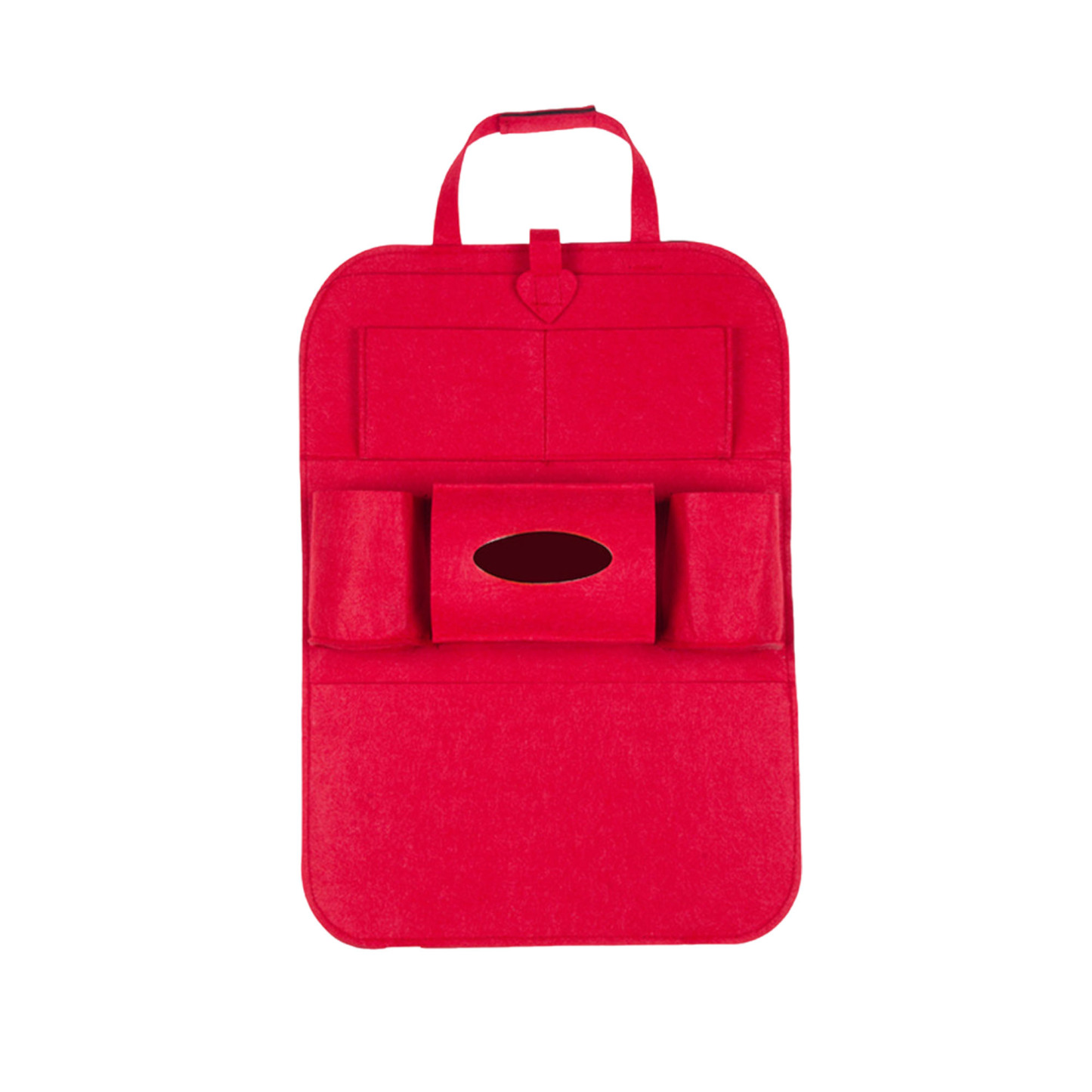 6-Pocket Storage Felt Car Seat Back Organizer