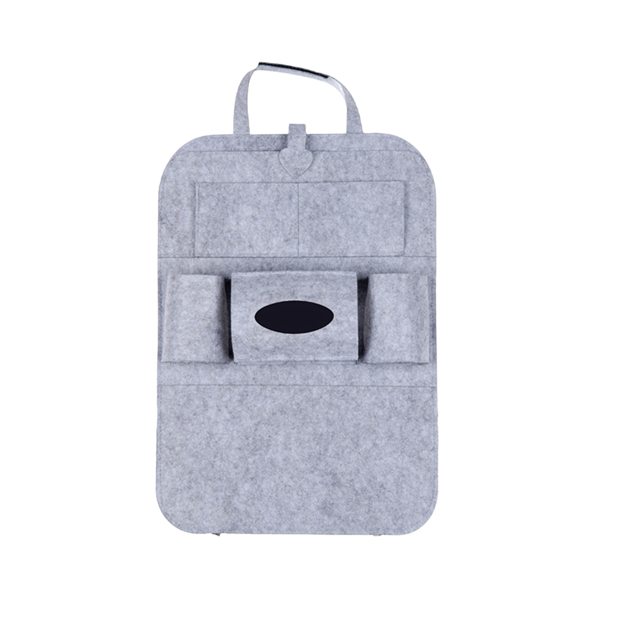 6-Pocket Storage Felt Car Seat Back Organizer
