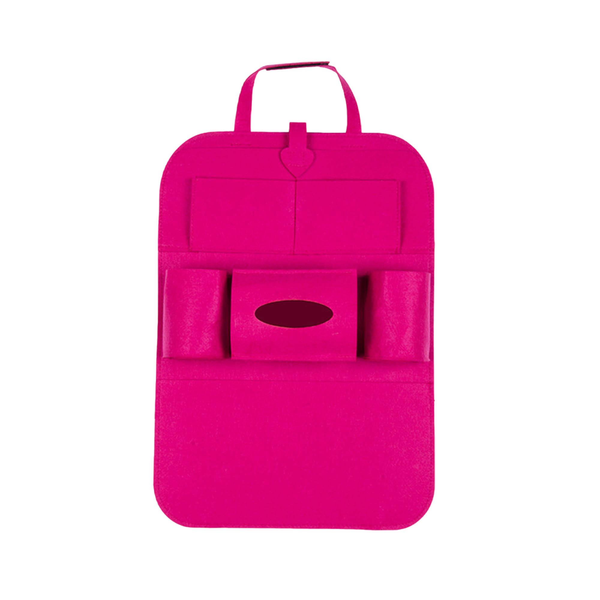 6-Pocket Storage Felt Car Seat Back Organizer