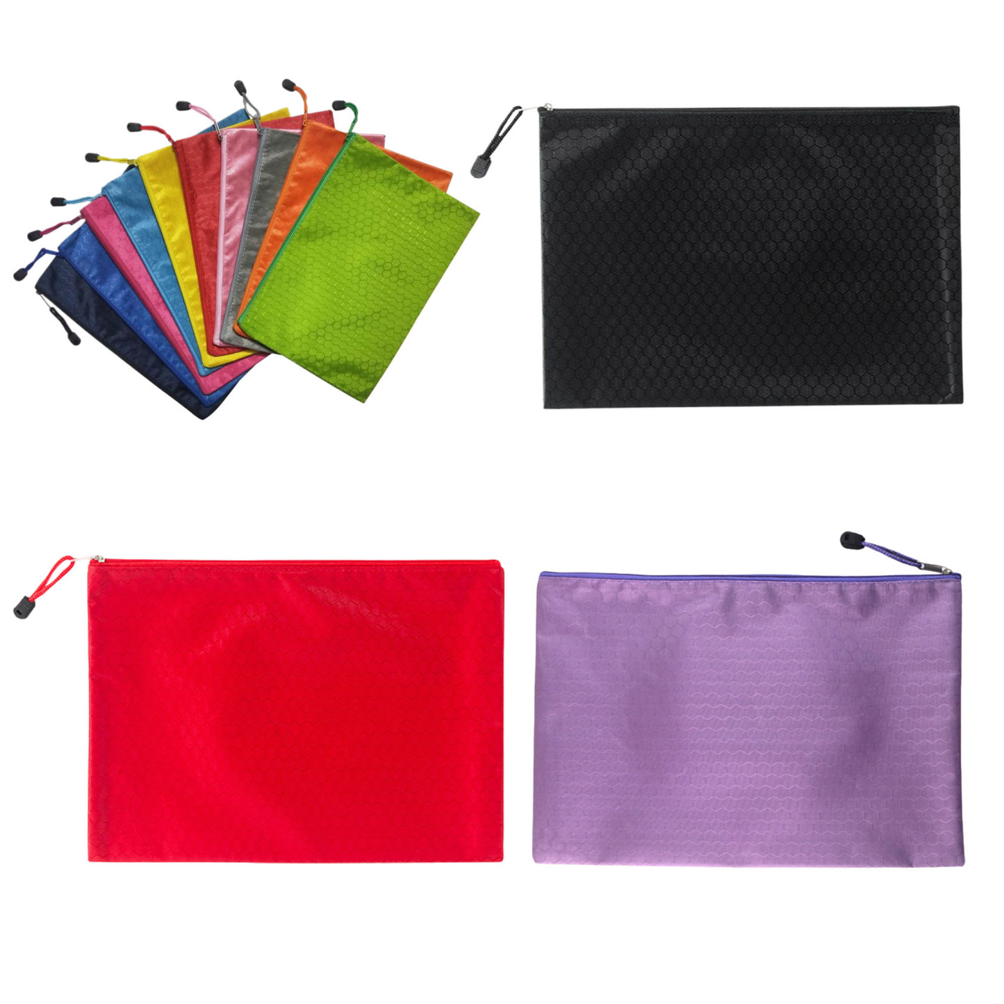 A4 File Bag Document Zipper Pouch Bag