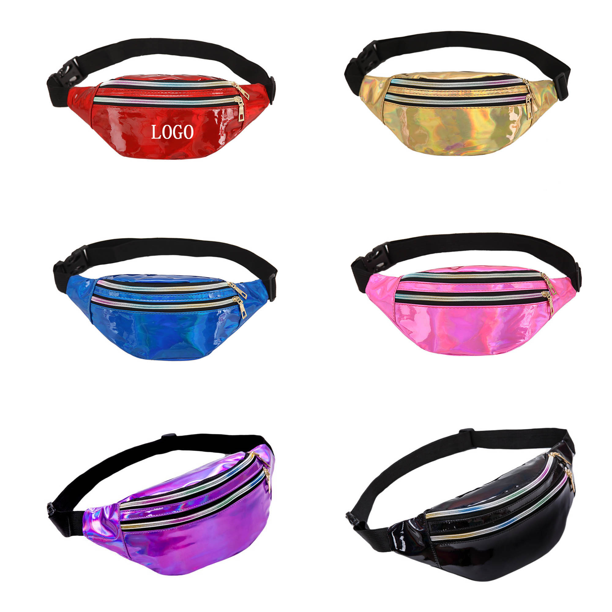 Fanny Pack Adjustable Shinny Waist Bag