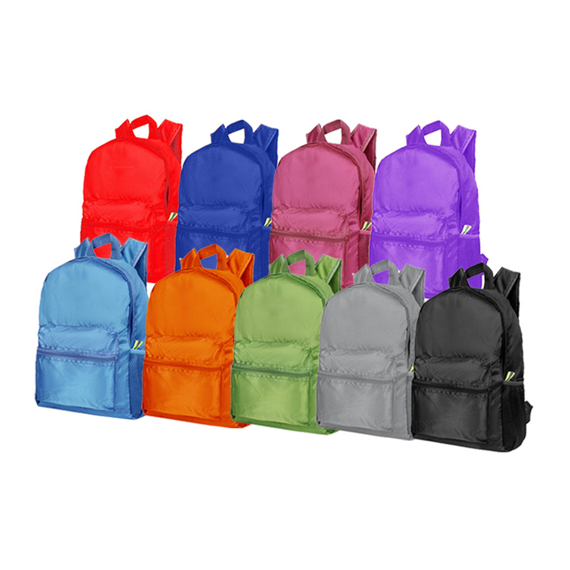 Heavy Duty Mesh Backpack For School Working Travel Beach 