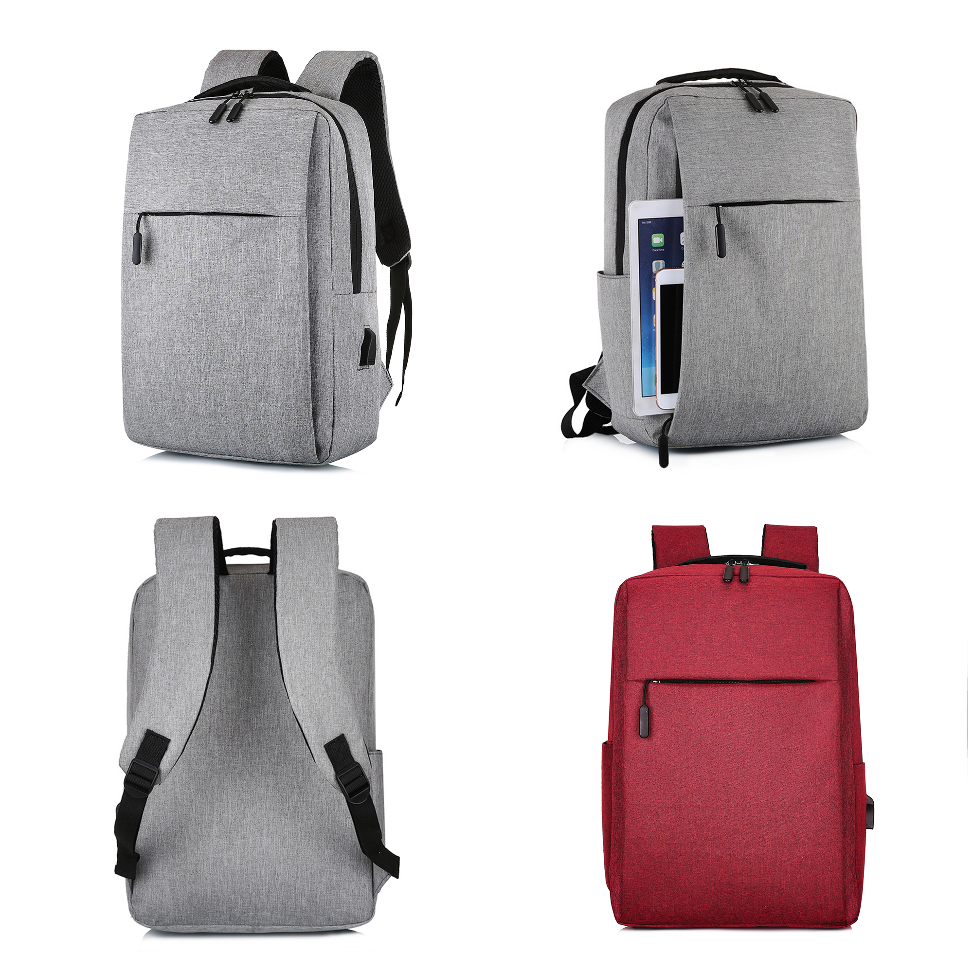 Business Backpack Laptop Backpack With USB Charging Port