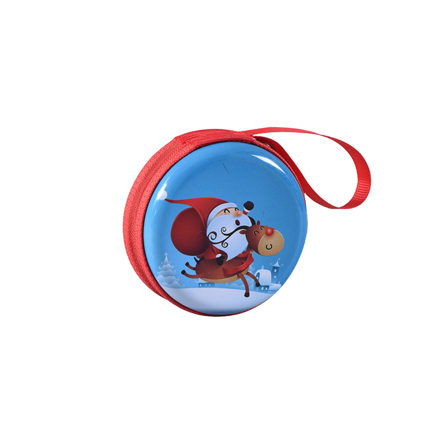 Christmas Coin Purse Mini Tins Money Wallet Change Box