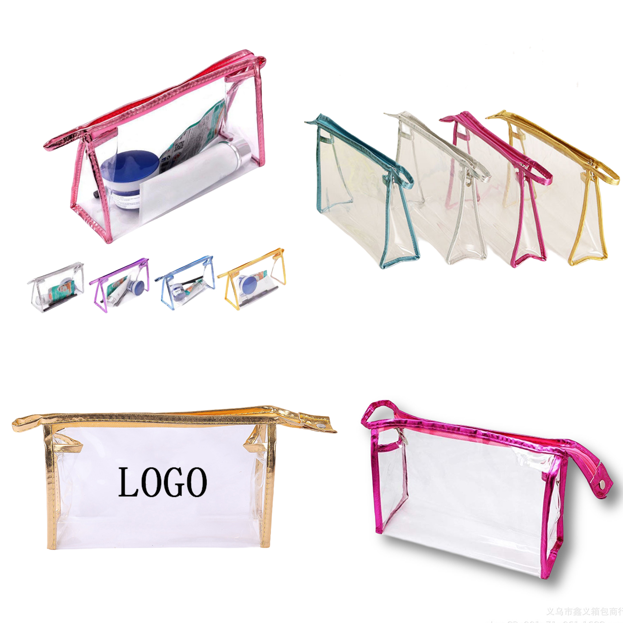 PVC Clear Cosmetic Bag Makeup Bag