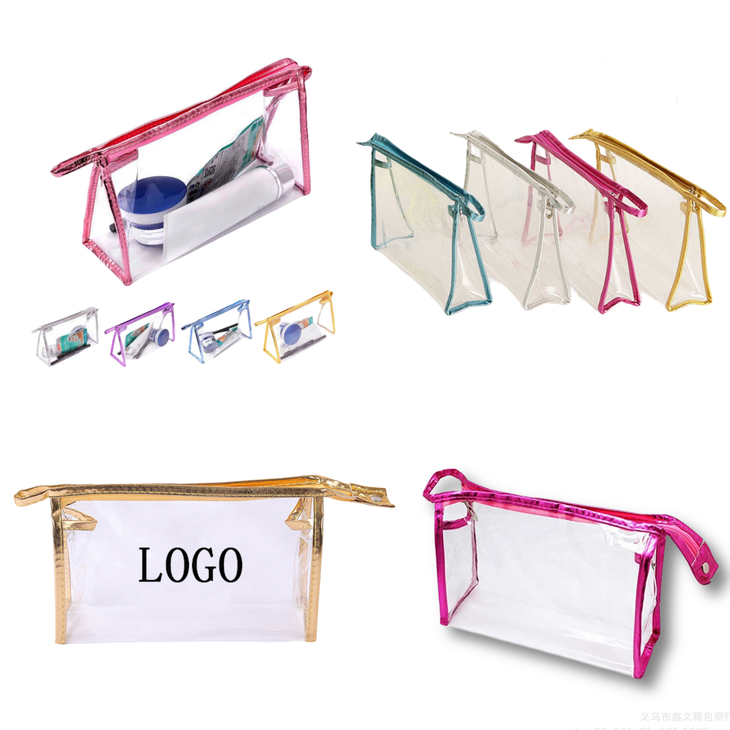 PVC Clear Cosmetic Bag Makeup Bag