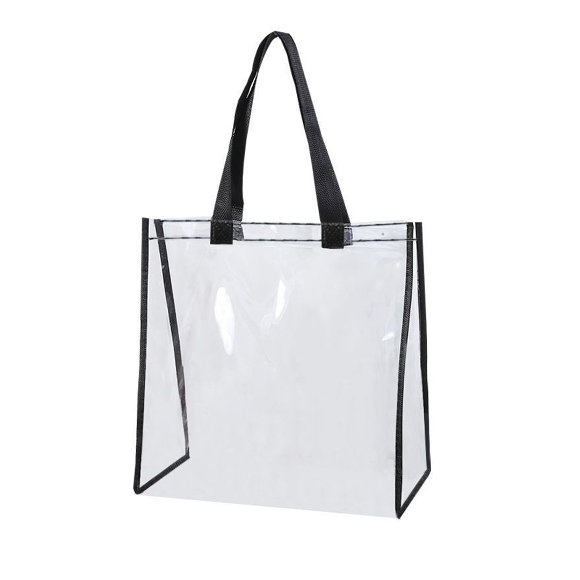 Clear Tote Bag PVC Plastic Tote Bag With Handles