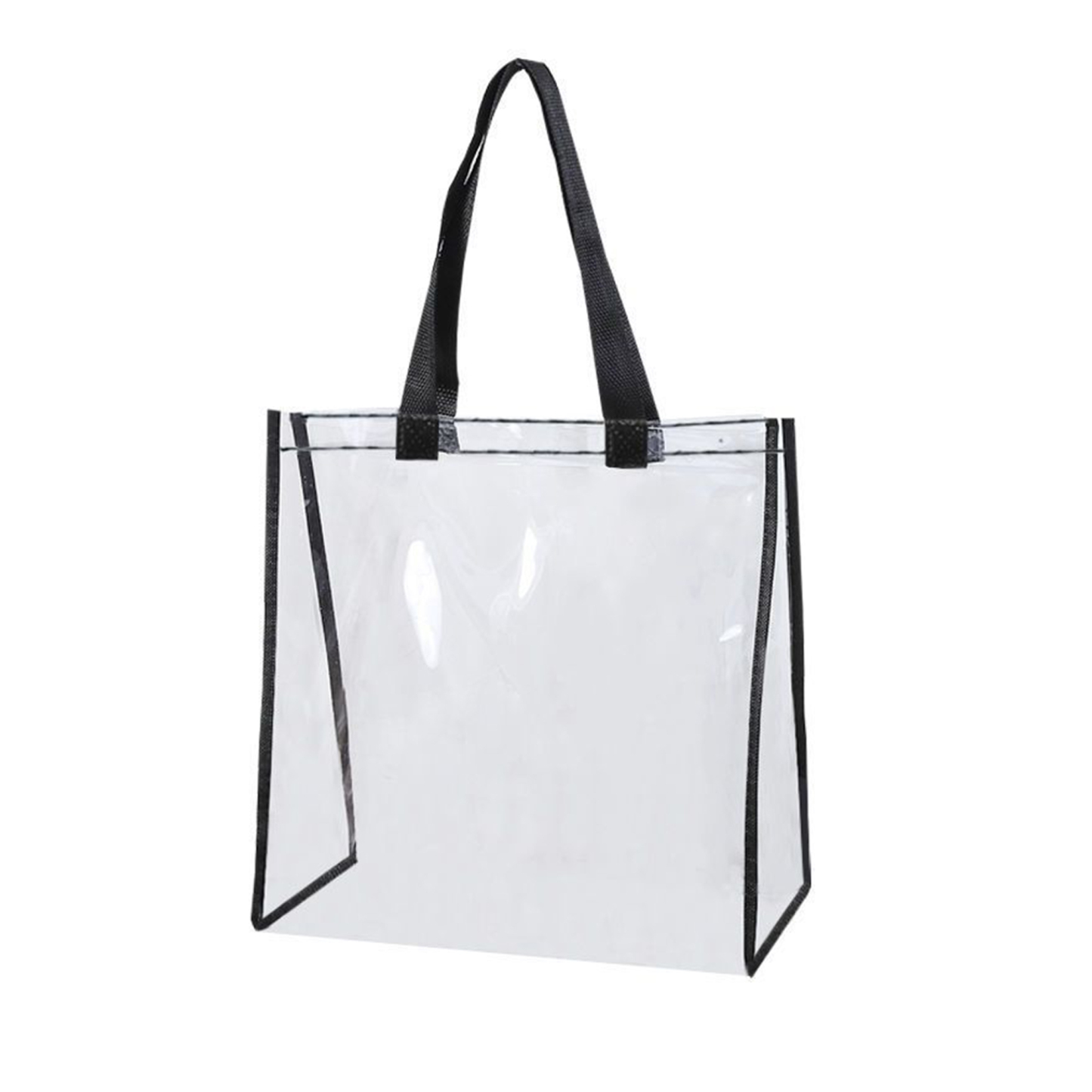 Clear Tote Bag PVC Plastic Tote Bag With Handles