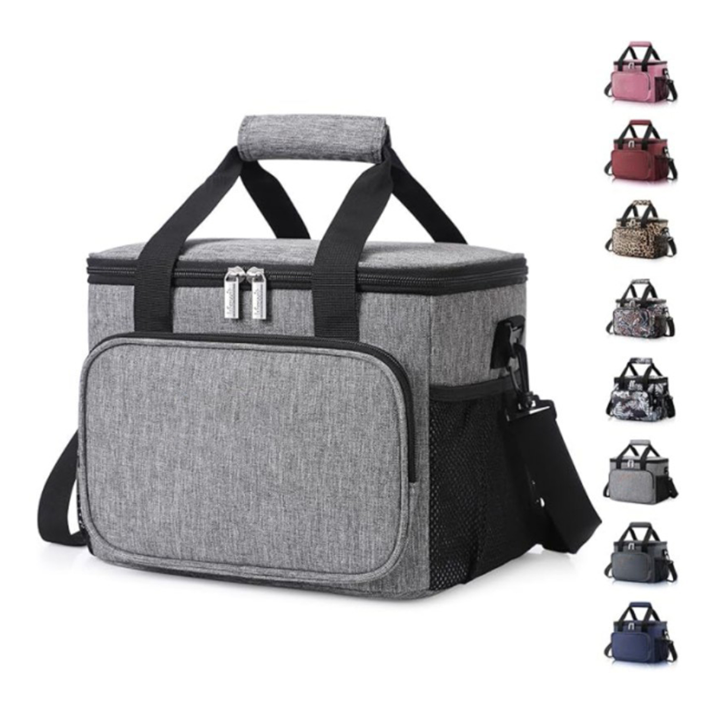 Freezable Lunch Cooler Bag with Adjustable Shoulder Strap