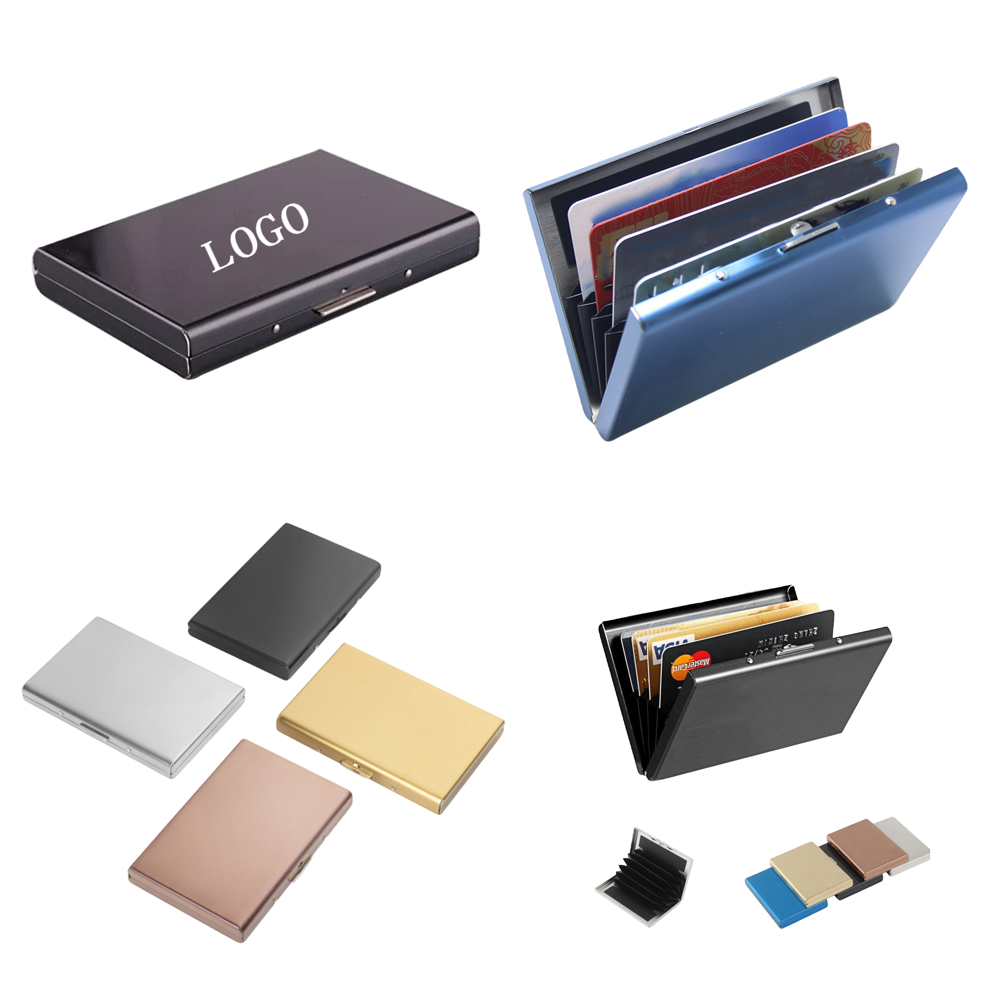 Credit Card Holder Metal Wallet 