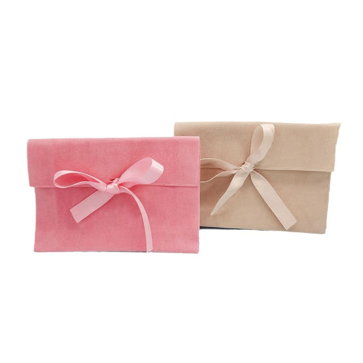 Velvet Gift Handbag With Bow Knot