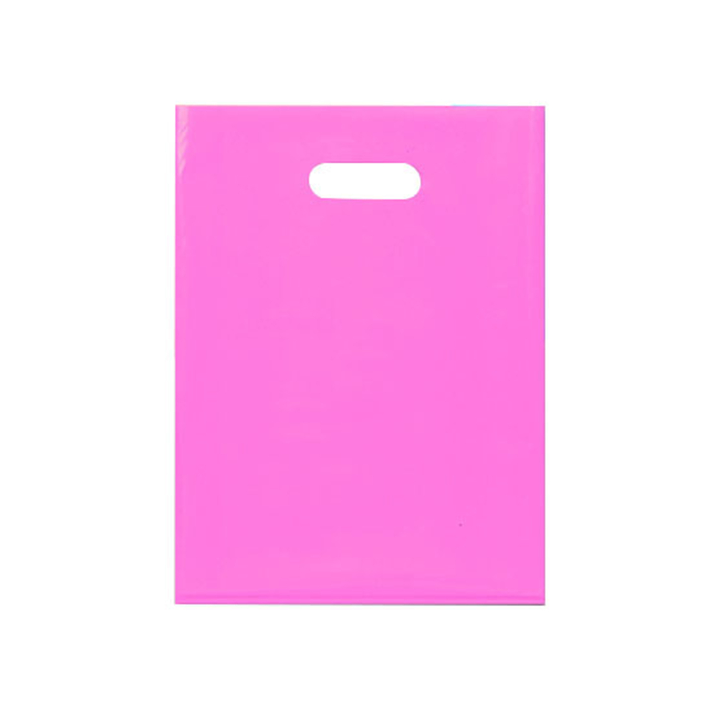 Die Cut PE Shopping Bag Die Cut Handle Bag