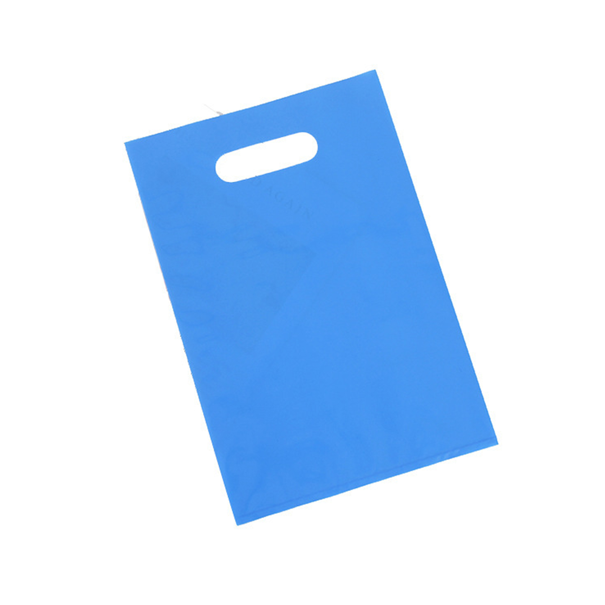 Die Cut PE Shopping Bag Die Cut Handle Bag