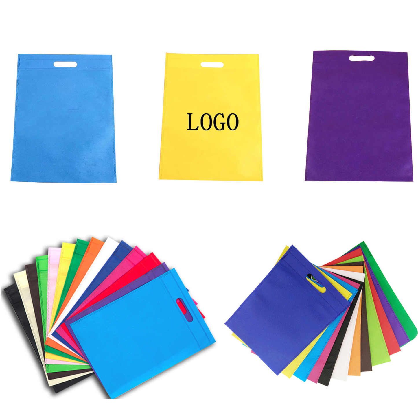 Die Cut Non Woven Handle Bag