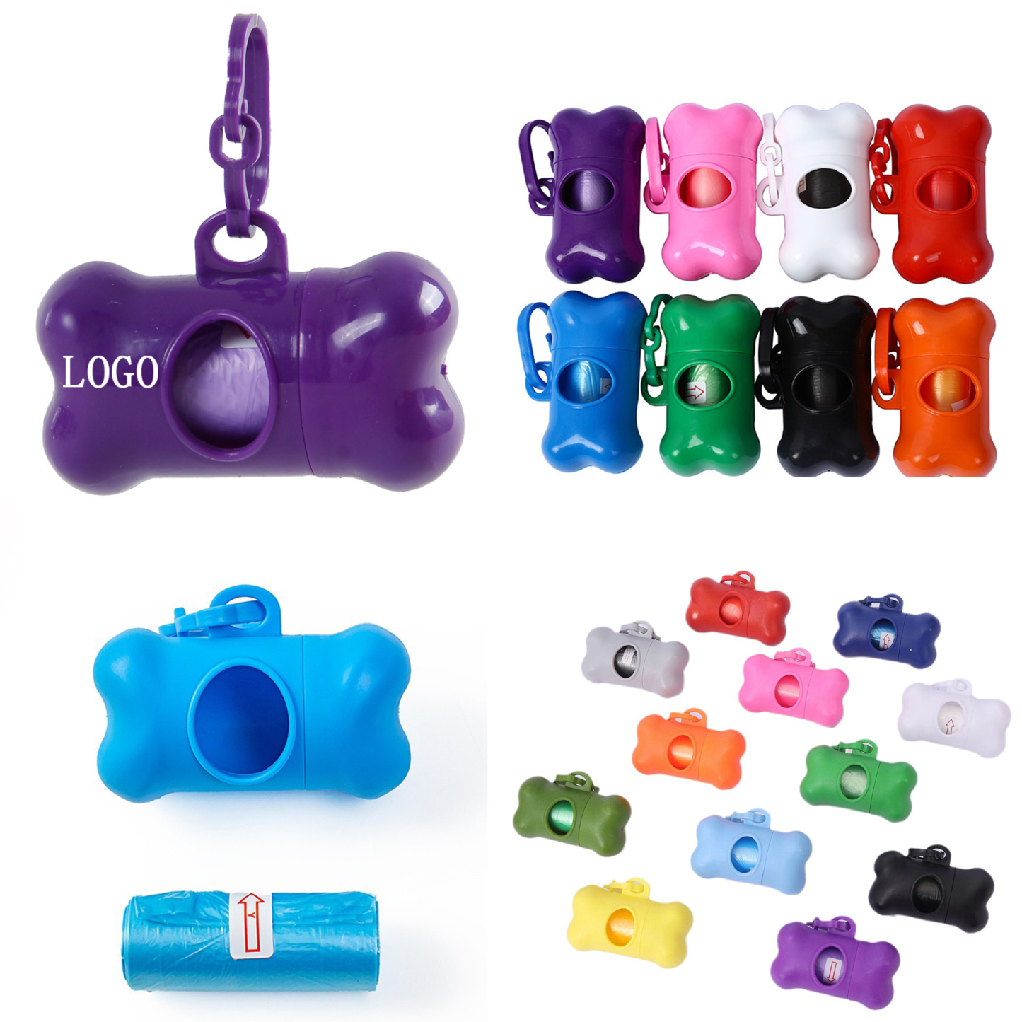 Dog Poop Bag Dispenser with Disposal Dog Waste Bag