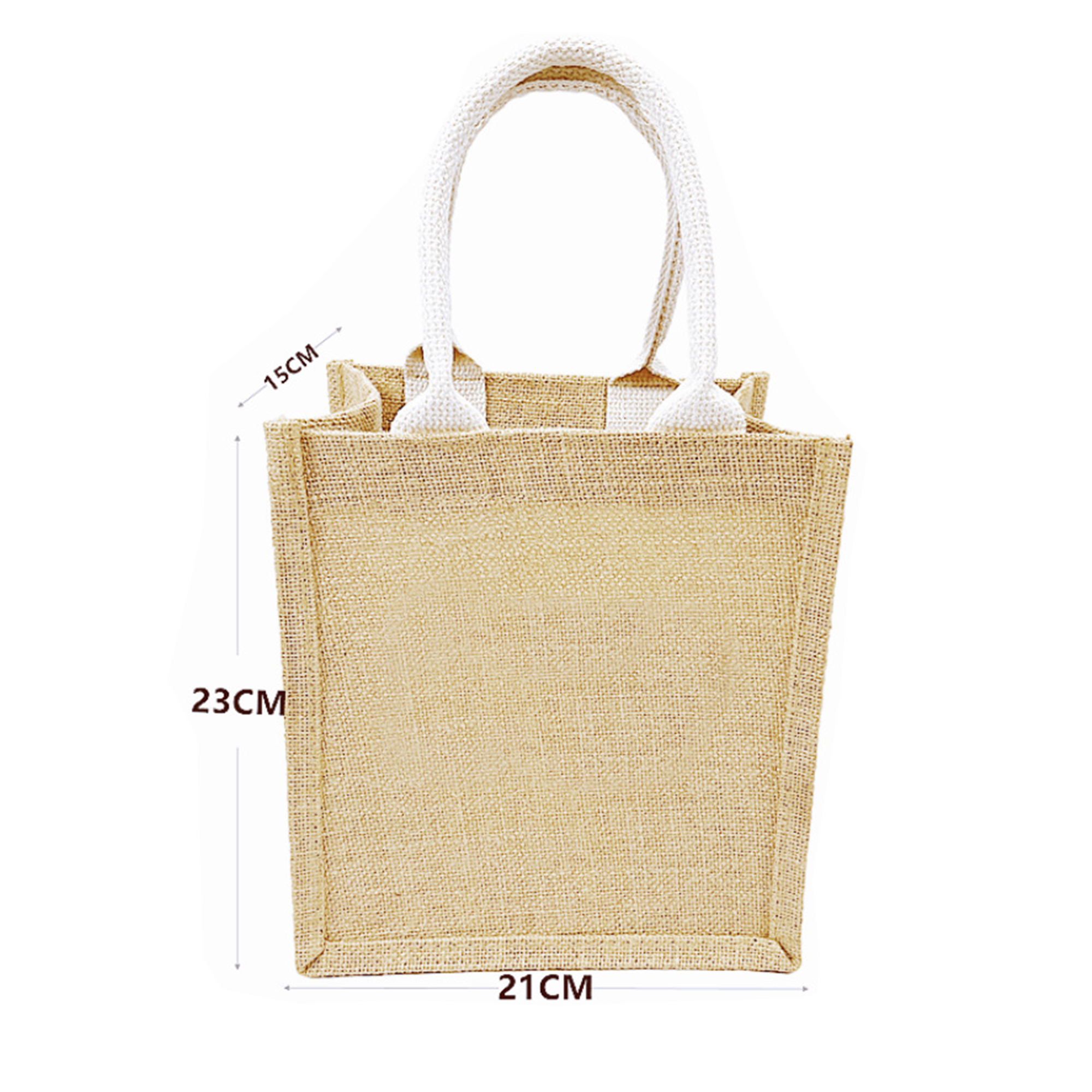 Burlap Gift Tote Jute Bag Handbag