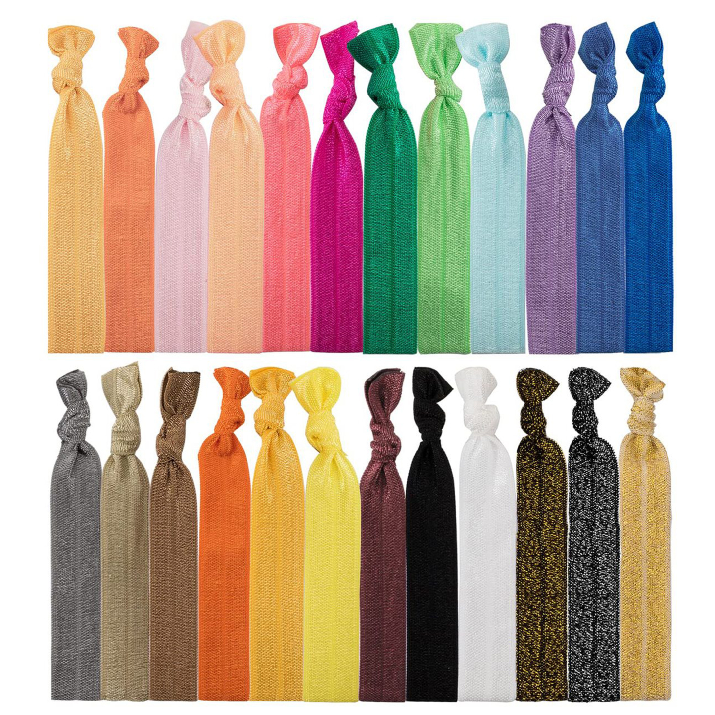 Elastic Knotted Hair Ties