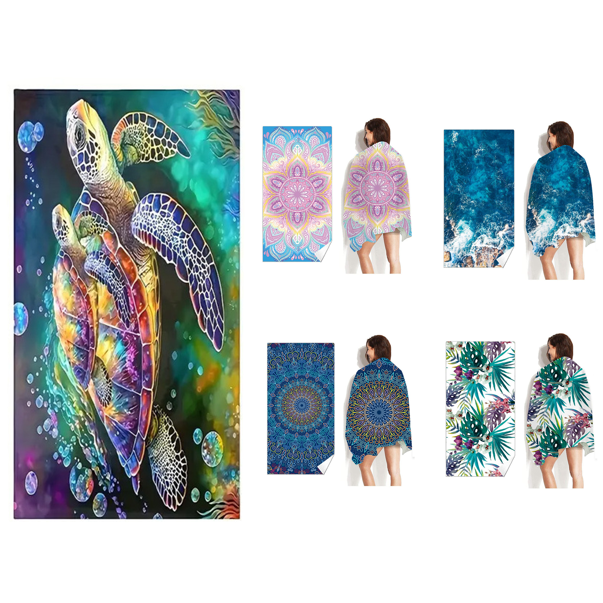 Microfiber Lightweight Beach Towel 