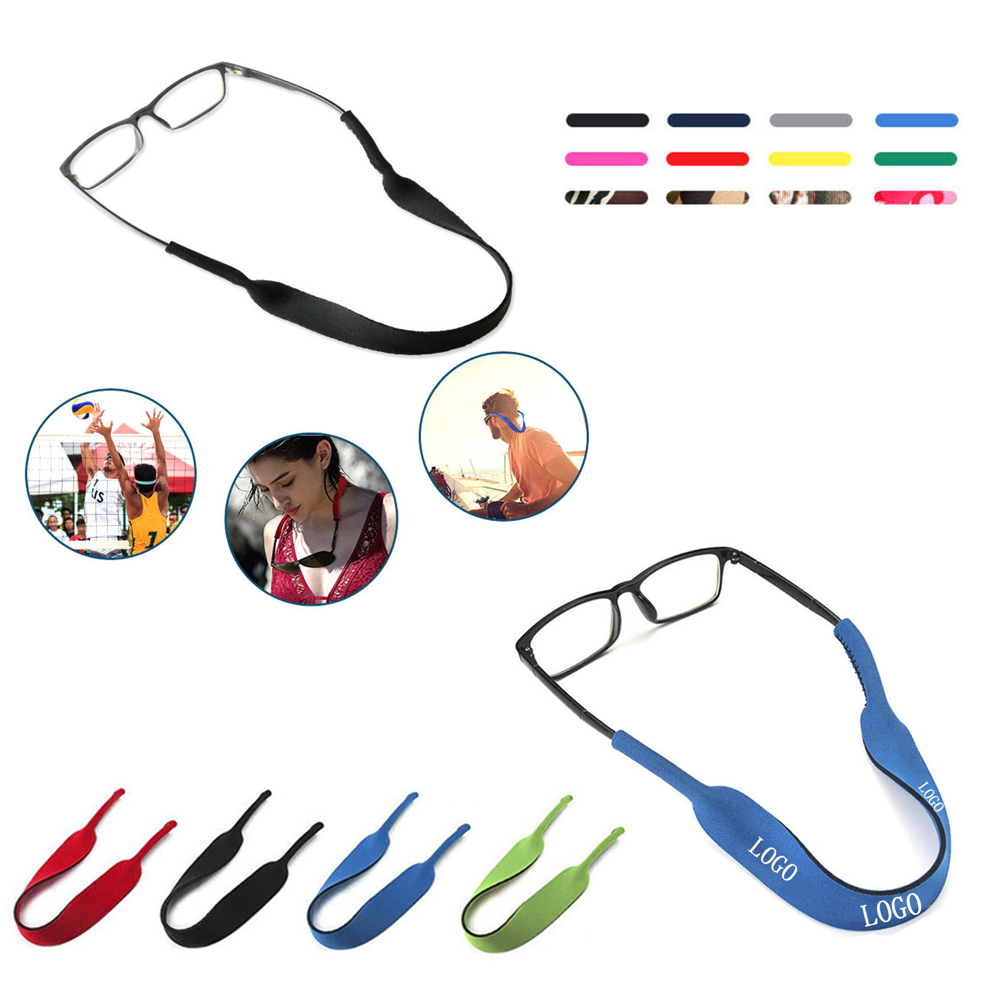Floating Eyewear Retainer Durable Neoprene Sunglasses Straps 