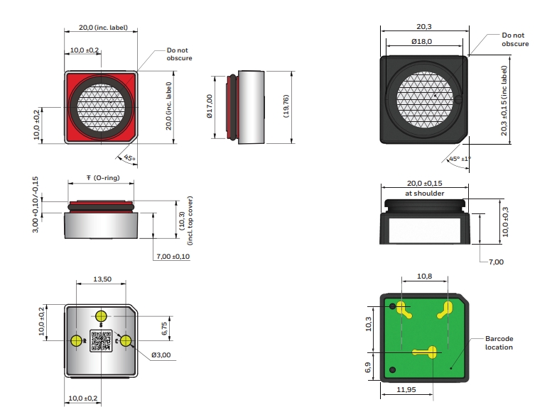 Honeywell Gas Detector City Sensor Carbon Monoxide Hydrogen Sulfide Oxygen Combustible Gas Methane