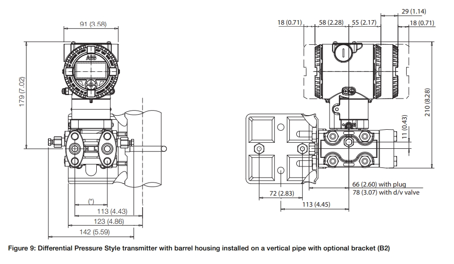 ABB 266 Original Explosion Absolute Differential Pressure Transmitters
