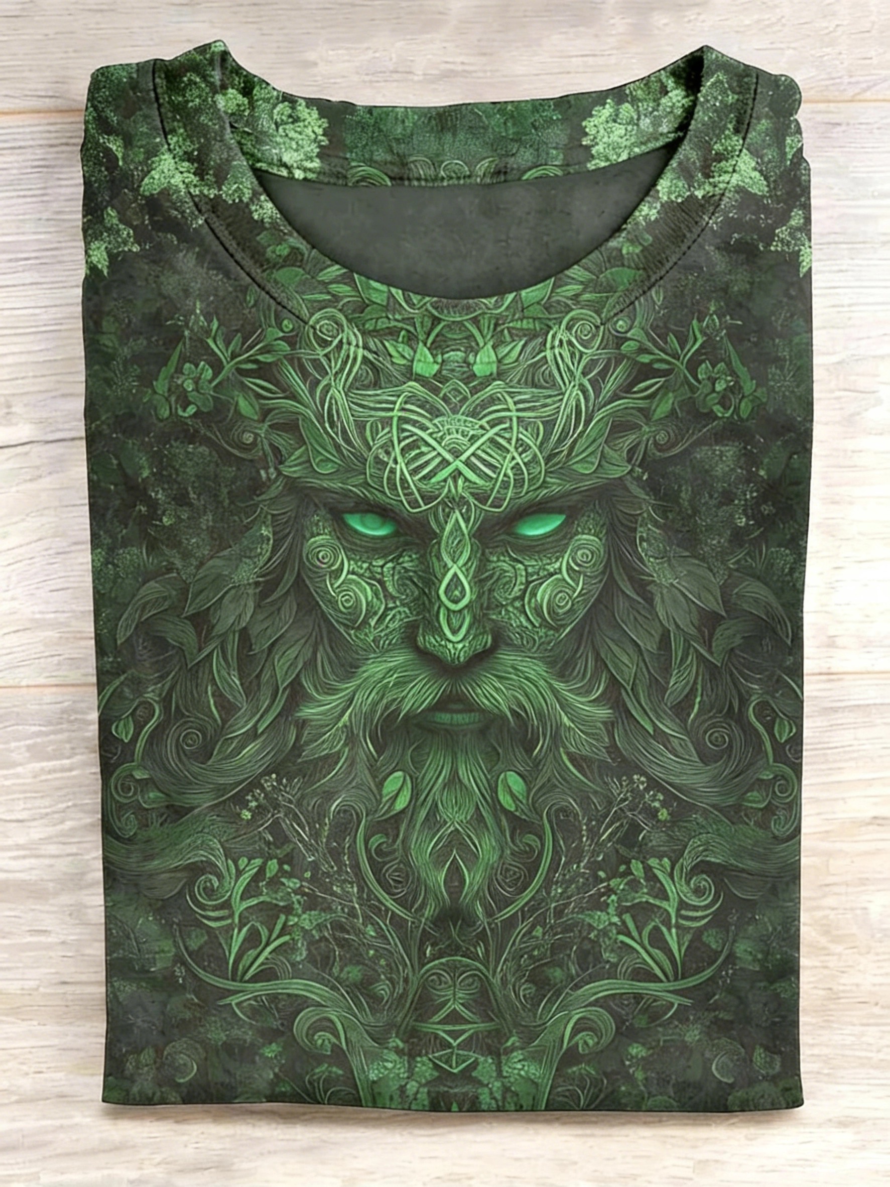 Unisex Mythology Abstract Print Casual T-Shirt