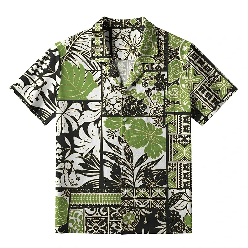 Tokyo-Tiger Tropical Plant Hawaiian Shirt