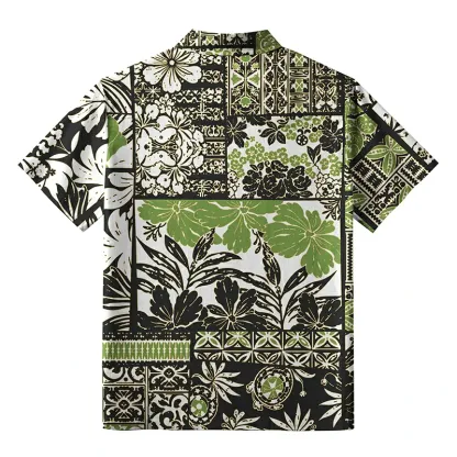 Tokyo-Tiger Tropical Plant Hawaiian Shirt