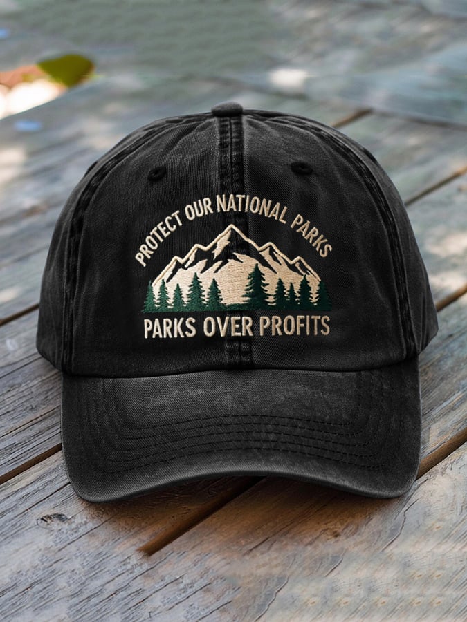 Unisex National Park Print Baseball Cap