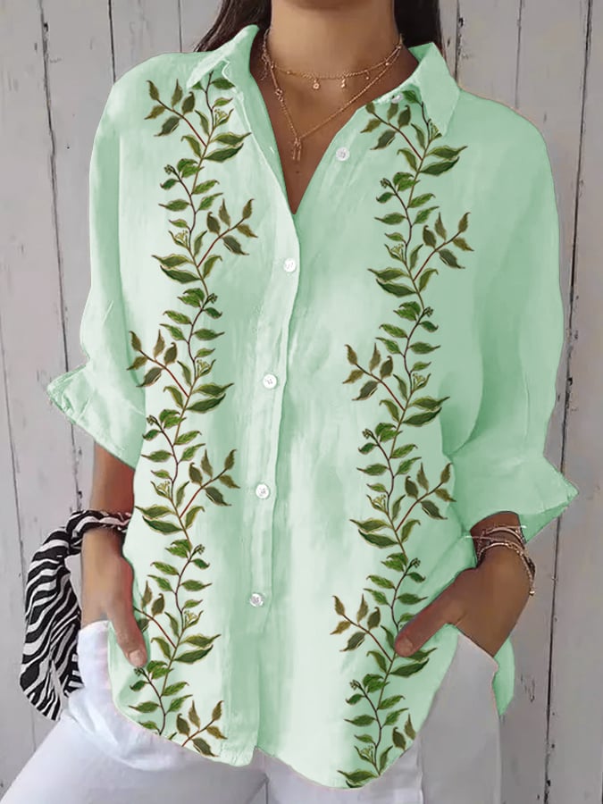 Women's Casual Forest Park Print Shirt