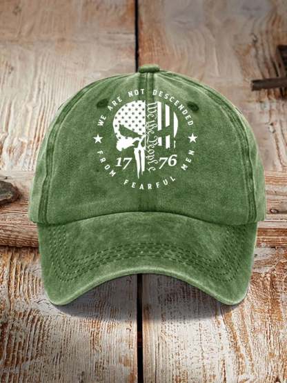 We Are the People Print Sun Hat