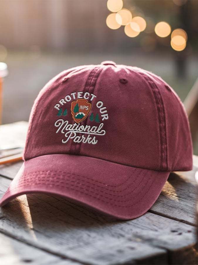 Unisex National Forest Park Print Hat