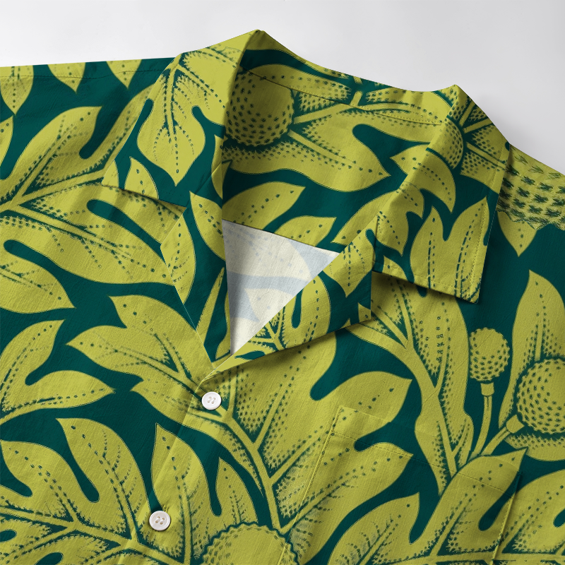 Tokyo-Tiger Exotic Botanical Aloha Hawaiian Shirt