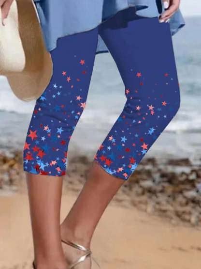 🔥Buy 3 Get 10% Off🔥Women's Vintage Flag Print Leggings