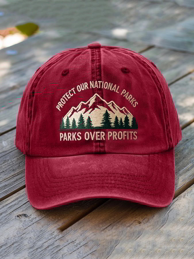 Unisex National Park Print Baseball Cap