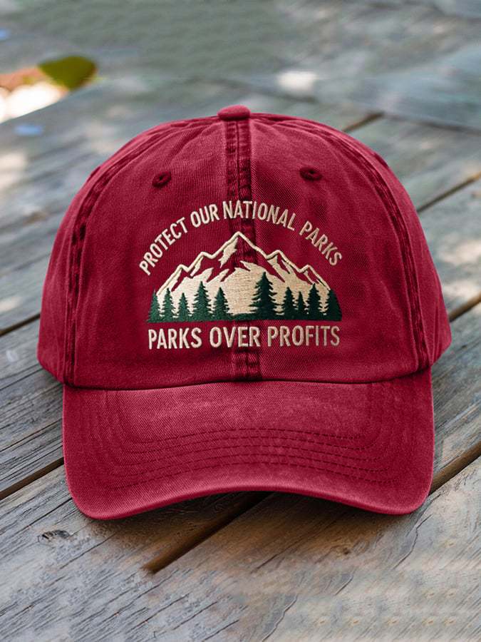 Unisex National Park Print Baseball Cap