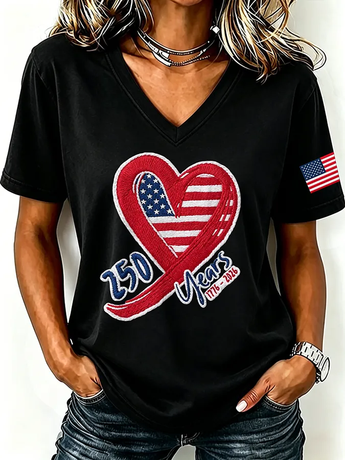 Women's 250th Anniversary Crew Neck T-Shirt