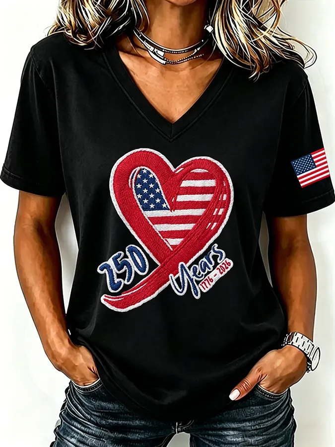 Women's 250th Anniversary Crew Neck T-Shirt