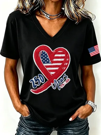 Women's 250th Anniversary Crew Neck T-Shirt