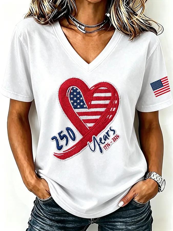 Women's 250th Anniversary Crew Neck T-Shirt