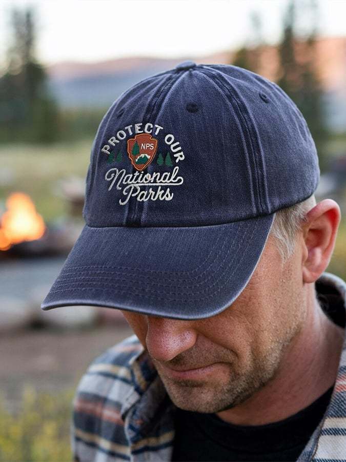 Unisex National Forest Park Print Hat