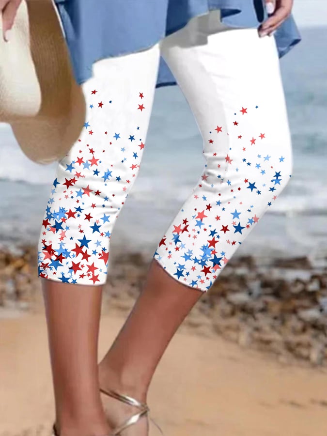 🔥Buy 3 Get 10% Off🔥Women's Vintage Flag Print Leggings