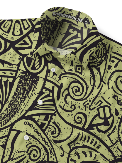 Orionride Vine Mark Zipper Pockets Ultra Lightweight Short Sleeves Gravel Shirt