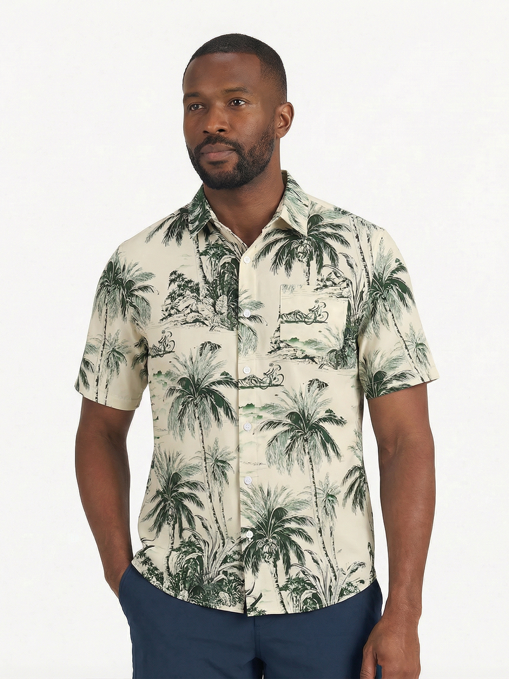 Orionride Island Bicycles Zipper Pockets Ultra Lightweight Short Sleeves Gravel Shirt