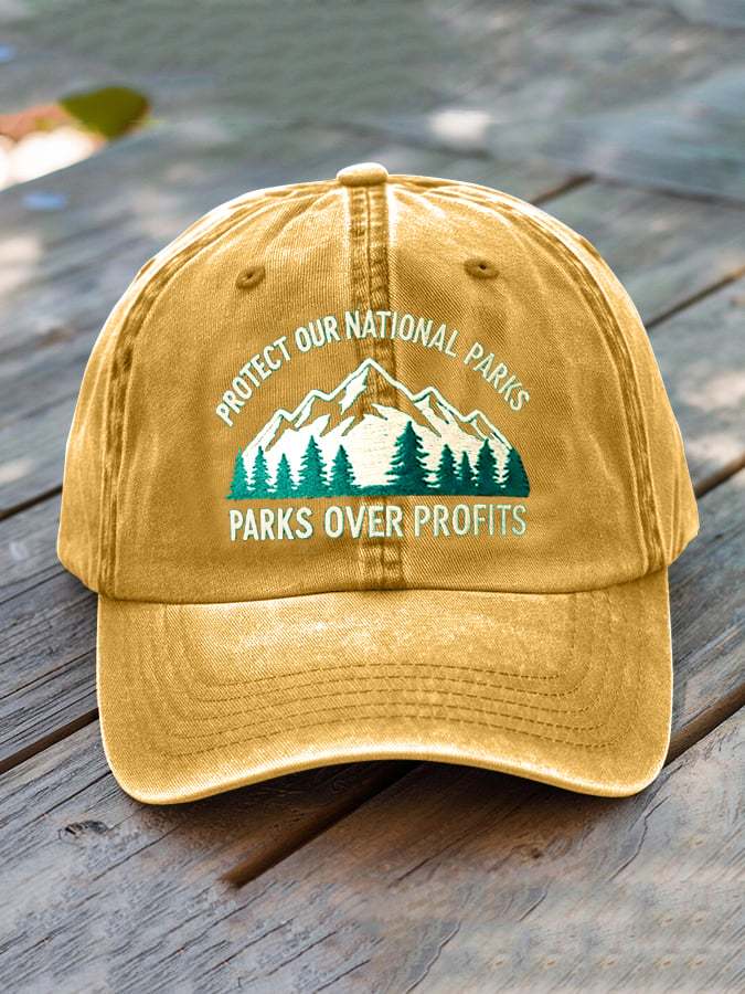 Unisex National Park Print Baseball Cap