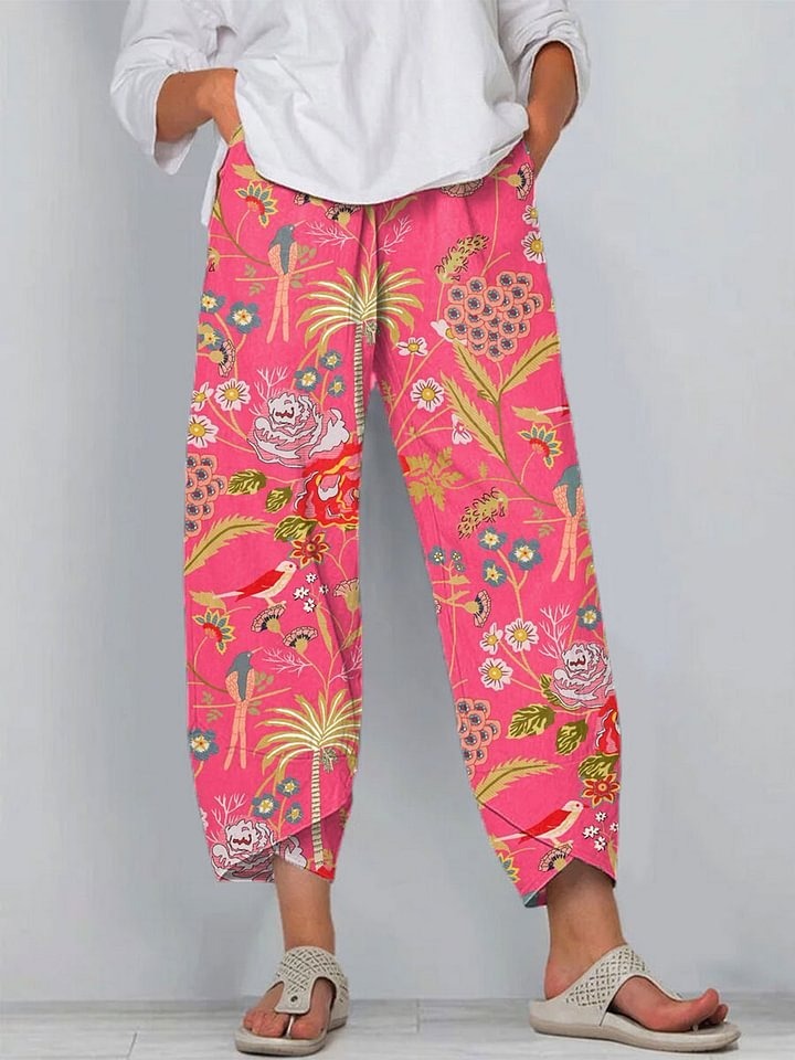 Women's Vintage Flowers Art Print Dress