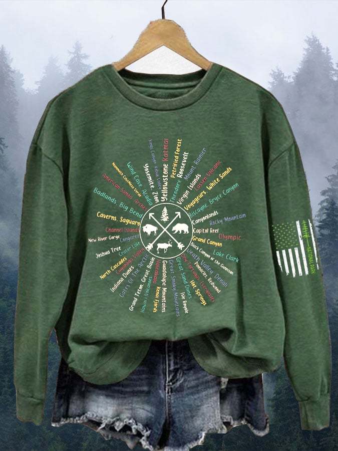 Women's 63 National Park Print Hoodie